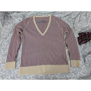 raquel allegra merino wool cashmere sweater size small